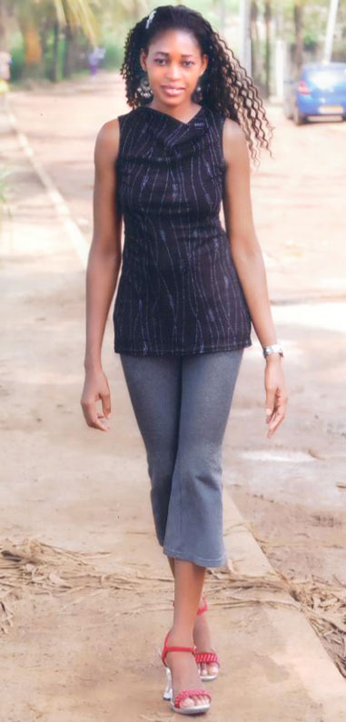 Date this young Gabon girl Hortense from Libreville GA10