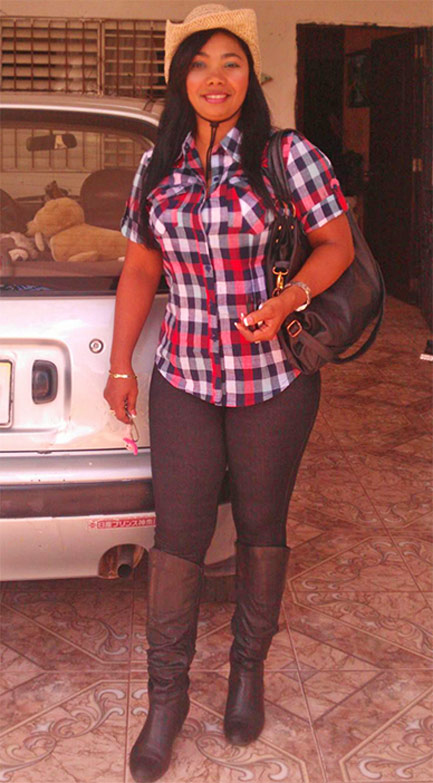 Date this athletic Dominican Republic girl Altagracia from La Vega DO11185